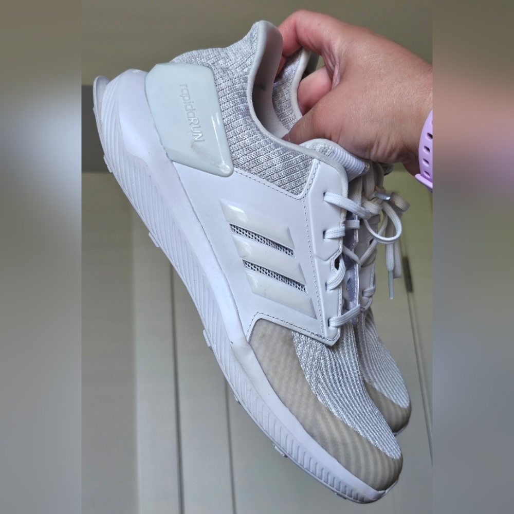 Adidas White Running Shoes - Picture 8 of 11